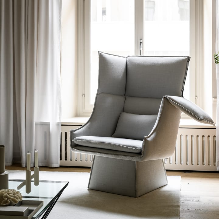 Socialclub Sessel, Tuch Planum 551 rot, high Fogia