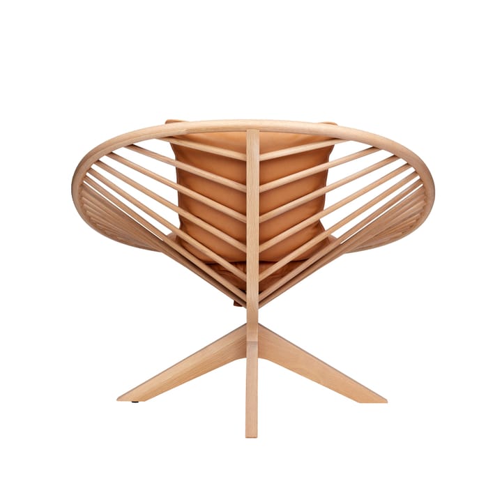 Superstructure Sessel, elmotique 43024 cognac-lackierte Esche Fogia