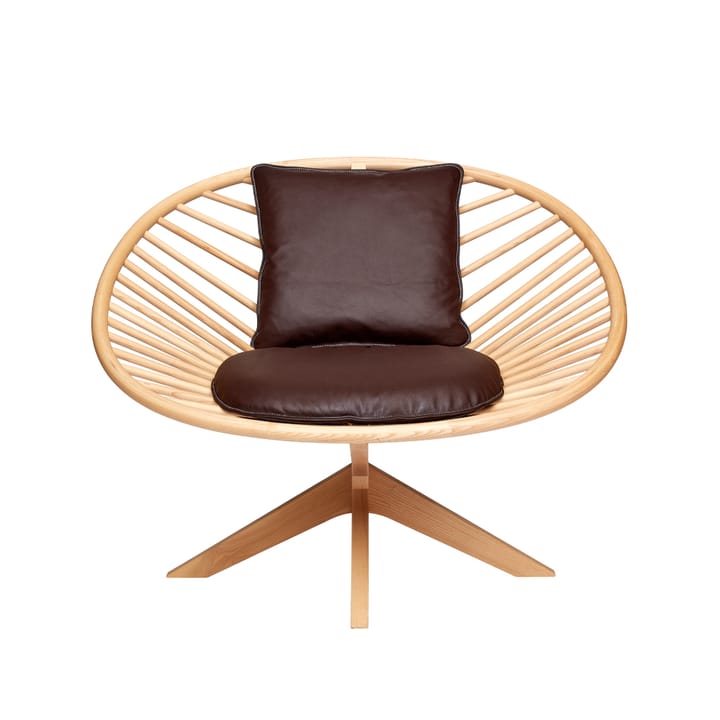Superstructure Sessel - elmotique 93957 dunkelbraun-lackierte Esche - Fogia