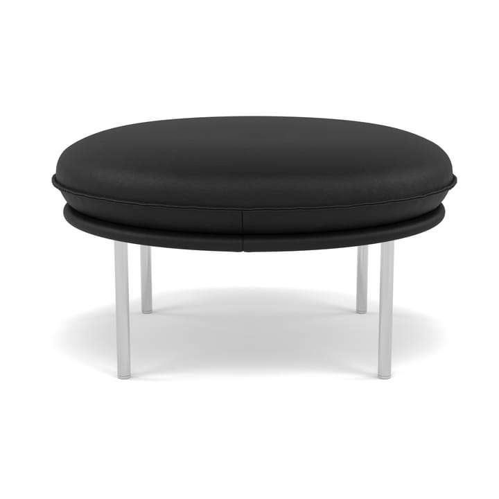Tiki-Fußhocker - der Elmosoft 99999-polished stainless steel - Fogia