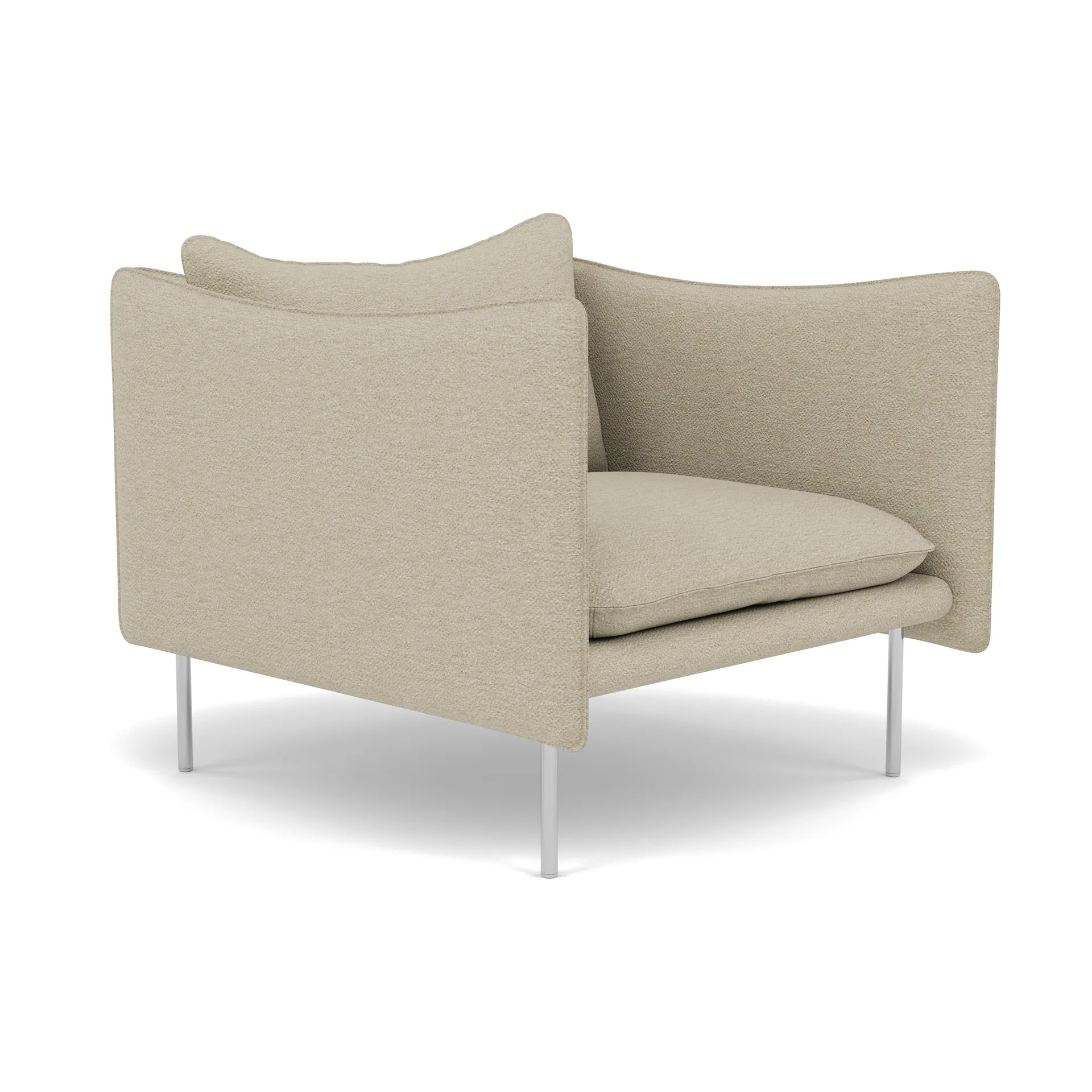 Tiki Sessel, Barnum 2-teilig-polished stainless steel Fogia