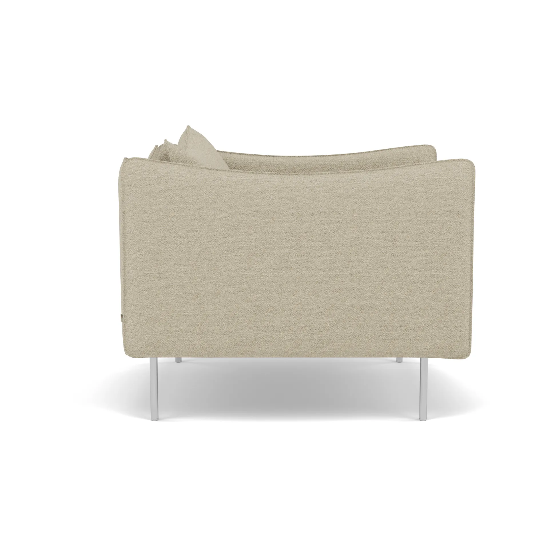 Tiki Sessel, Barnum 2-teilig-polished stainless steel Fogia