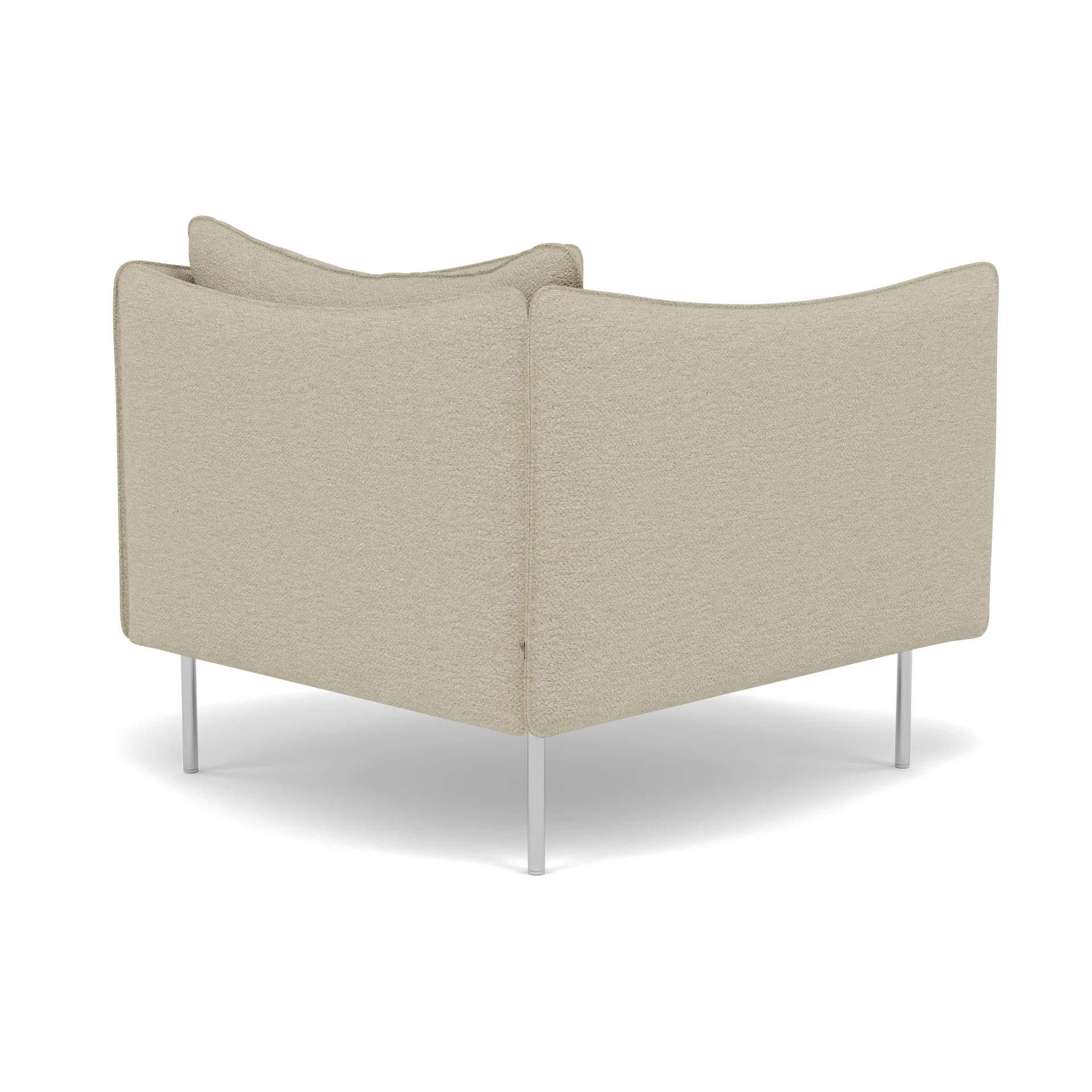 Tiki Sessel, Barnum 2-teilig-polished stainless steel Fogia