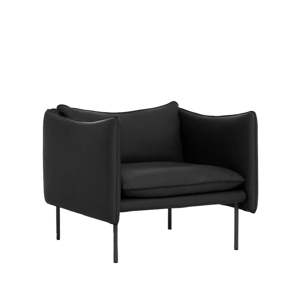 Tiki Sessel, Elmotique 99001-schwarzgrau Bein Fogia