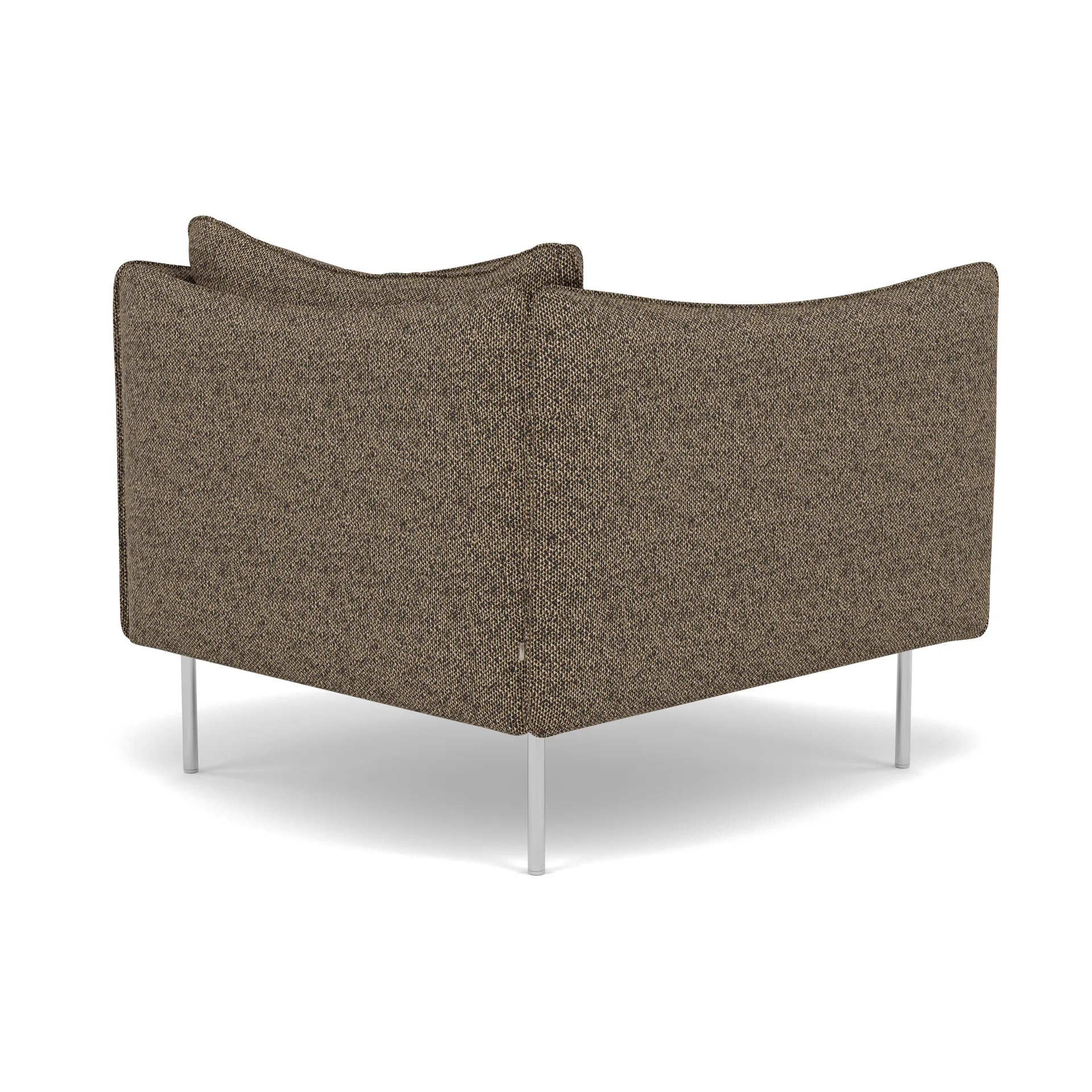 Tiki Sessel, Safire 0001-polished stainless steel Fogia