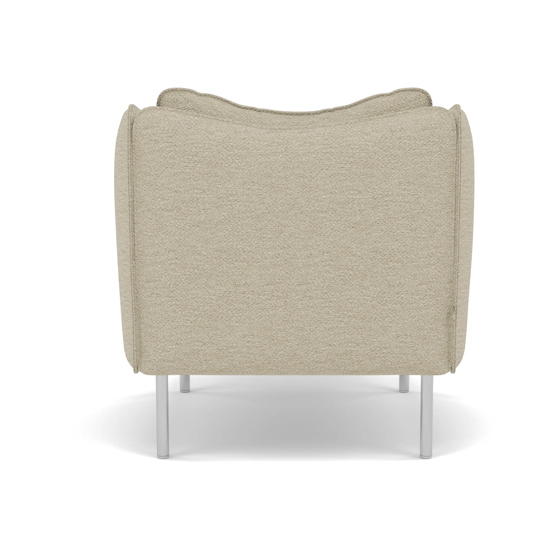 Tiki Sessel Small, Barnum 2-teilig-polished stainless steel Fogia