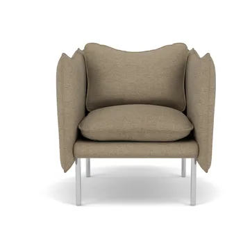 Tiki Sessel Small - Ecriture 0240-polished stainless steel - Fogia