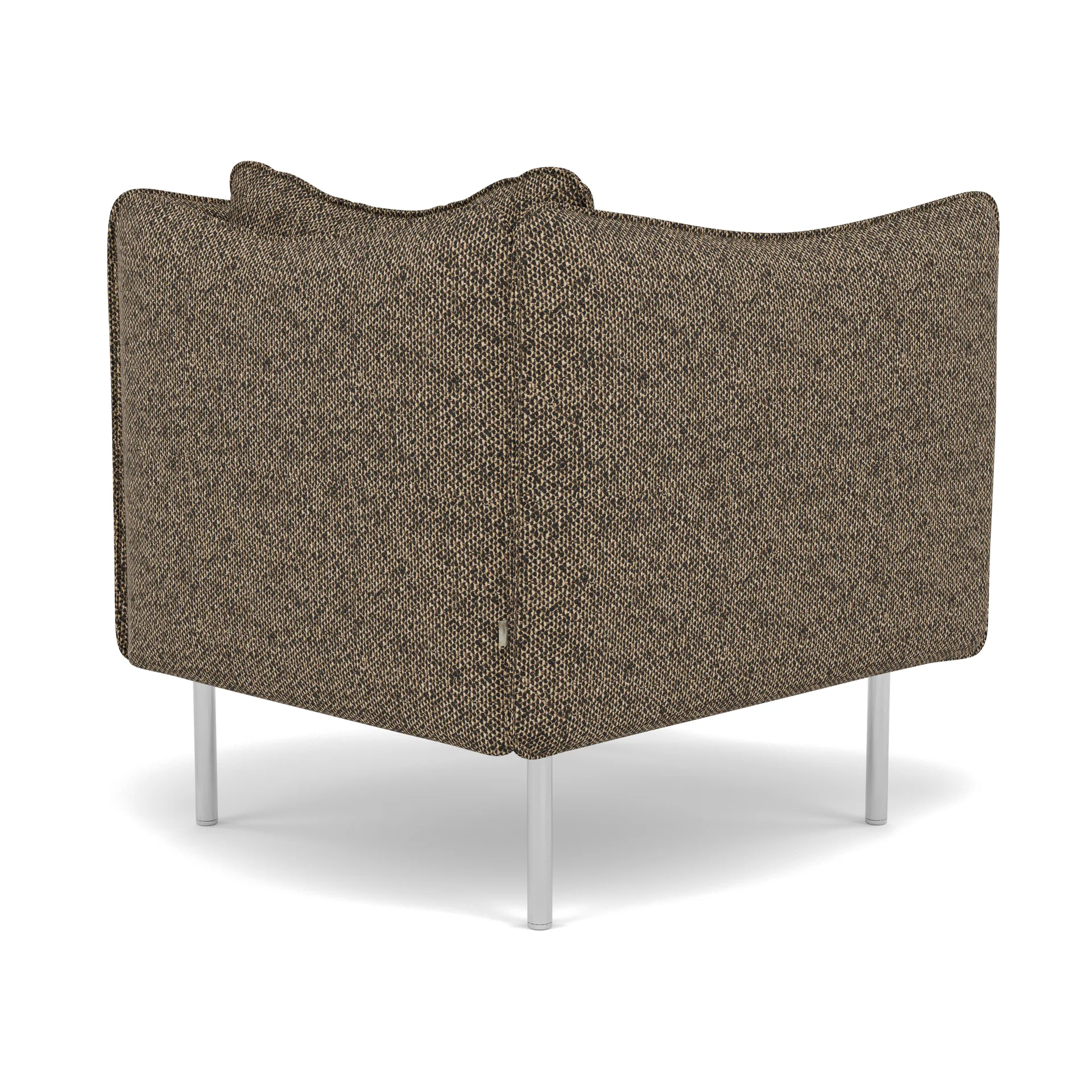 Tiki Sessel Small, Safire 0001-polished stainless steel Fogia