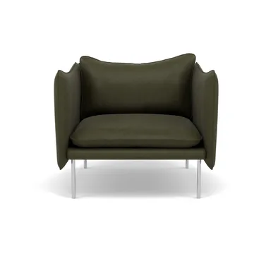 Tiki Sessel - Vintage Olive-polished stainless steel - Fogia