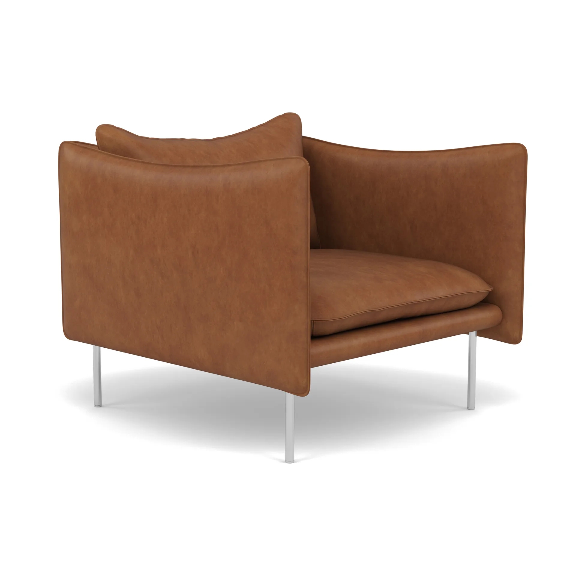 Tiki Sessel, Vintage Rangers-polished stainless steel Fogia