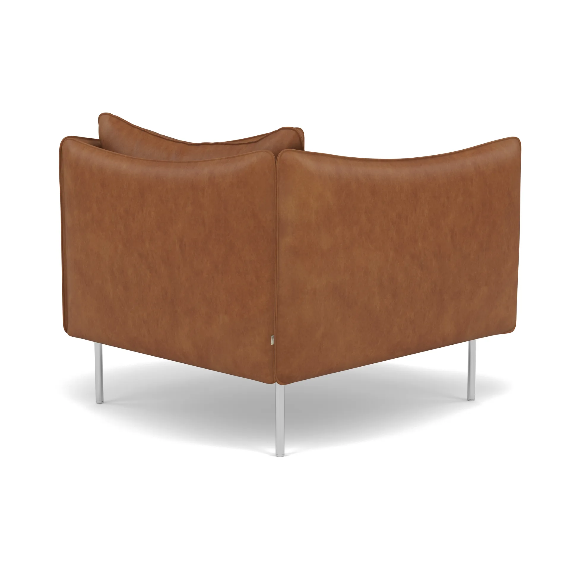 Tiki Sessel, Vintage Rangers-polished stainless steel Fogia