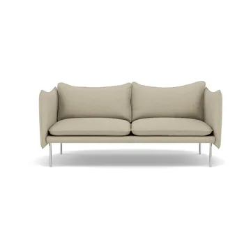 Tiki Sofa 2 Sitz - Barnum 2-teilig-polished stainless steel - Fogia