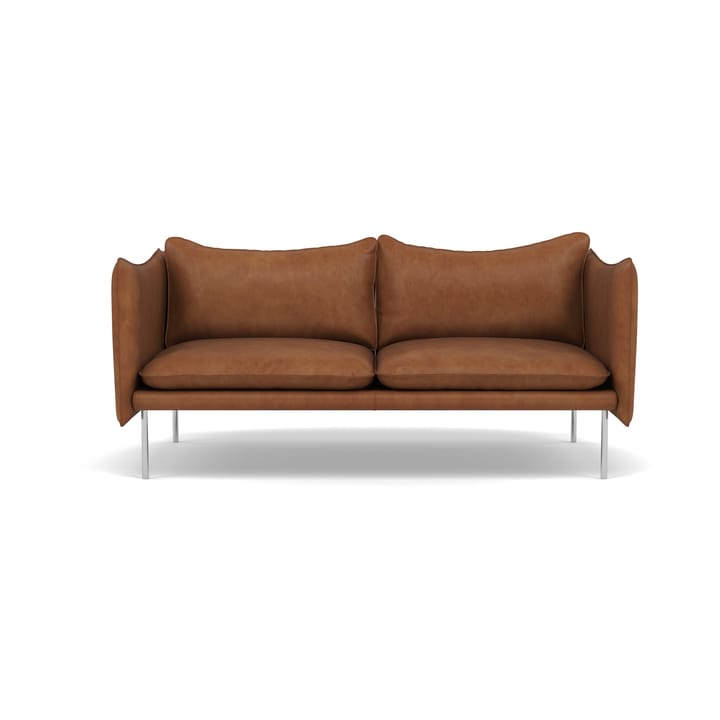 Tiki Sofa 2 Sitz - Vintage Rangers-polished stainless steel - Fogia