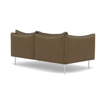 Tiki Sofa 2 Sitz - Vintage Tabacco-polished stainless steel - Fogia
