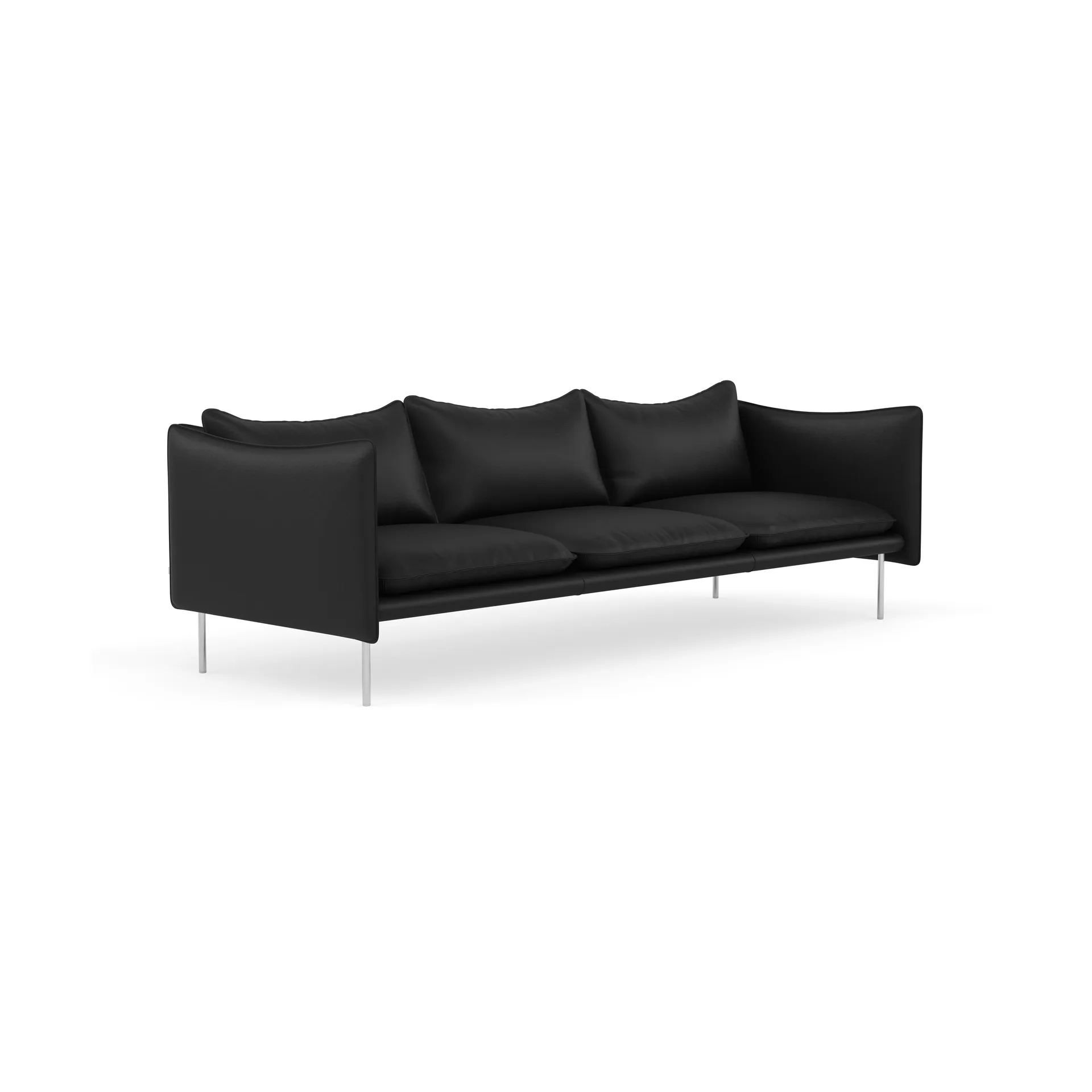 Tiki Sofa 3-Sitz, Elmosoft 99999-polished stainless steel Fogia