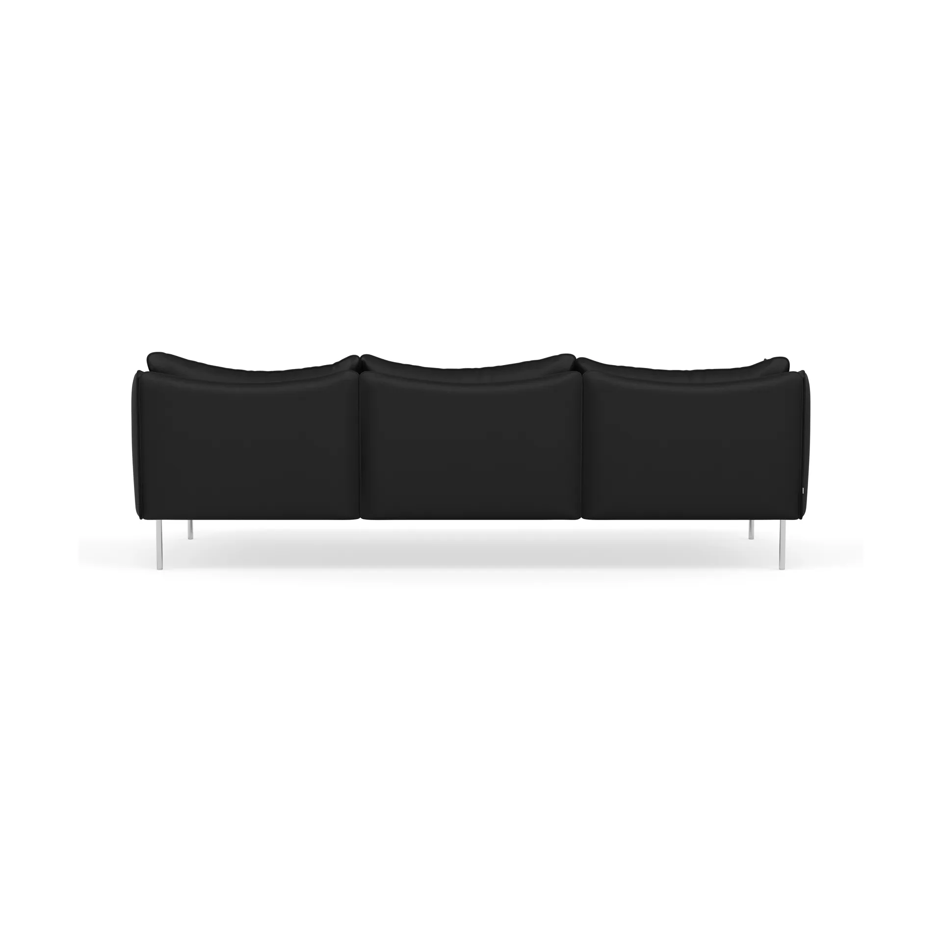 Tiki Sofa 3-Sitz, Elmosoft 99999-polished stainless steel Fogia