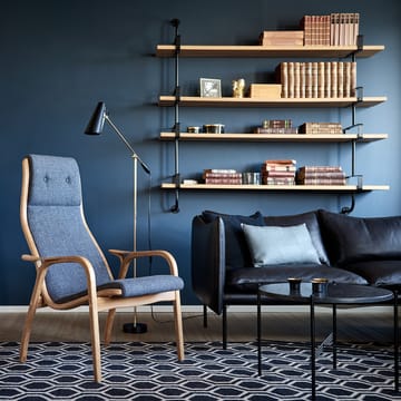 Tiki Sofa 3-Sitz - Elmotique 99001-dunkelgrau Bein - Fogia