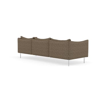 Tiki Sofa 3-Sitz - Safire 0001-polished stainless steel - Fogia