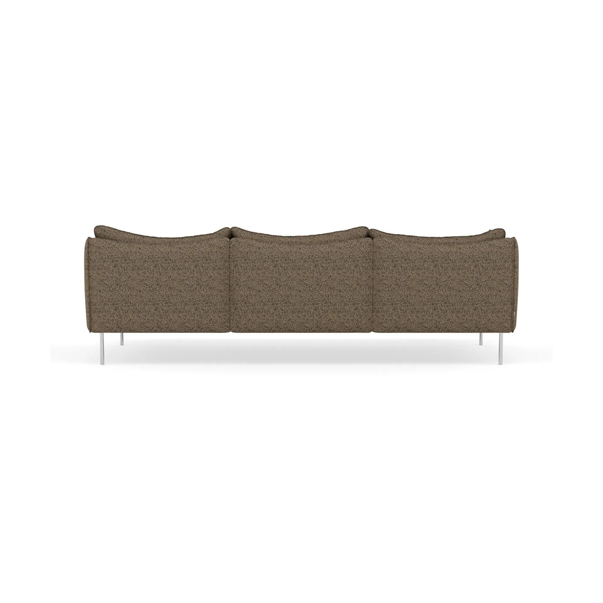 Tiki Sofa 3-Sitz, Safire 0001-polished stainless steel Fogia