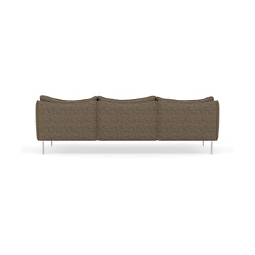Tiki Sofa 3-Sitz - Safire 0001-polished stainless steel - Fogia