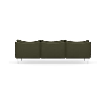 Tiki Sofa 3-Sitz - Vintage Olive-polished stainless steel - Fogia