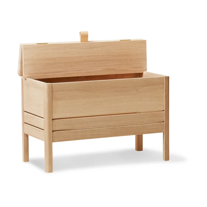 A Line Aufbewahrungsbank 68 cm, Geölte Eiche Form & Refine