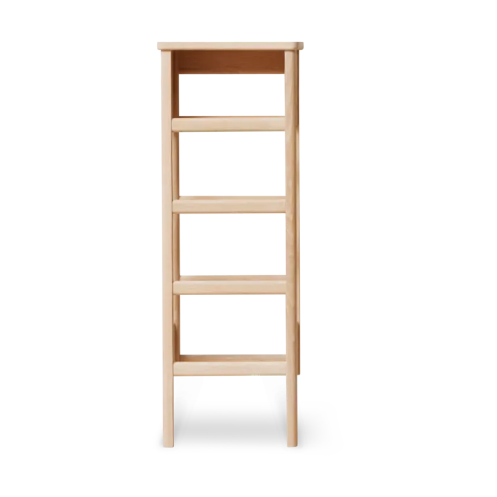 A Line Schuhregal 35x100 cm, Weiße Eiche Form & Refine