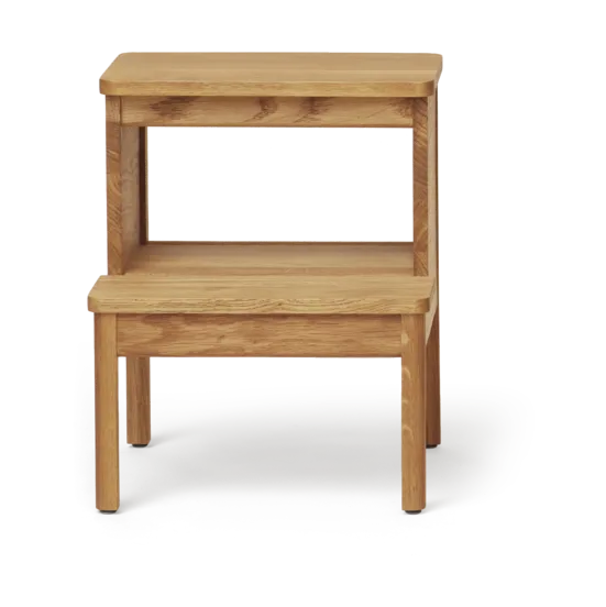 A line Tritthocker, Eiche Form & Refine