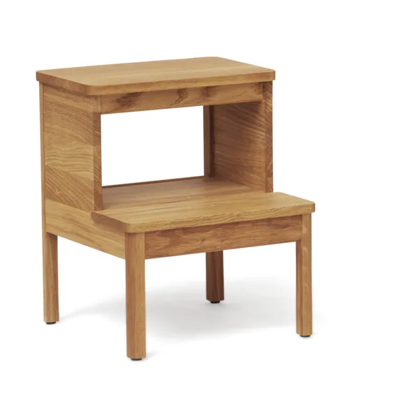 A line Tritthocker, Eiche Form & Refine