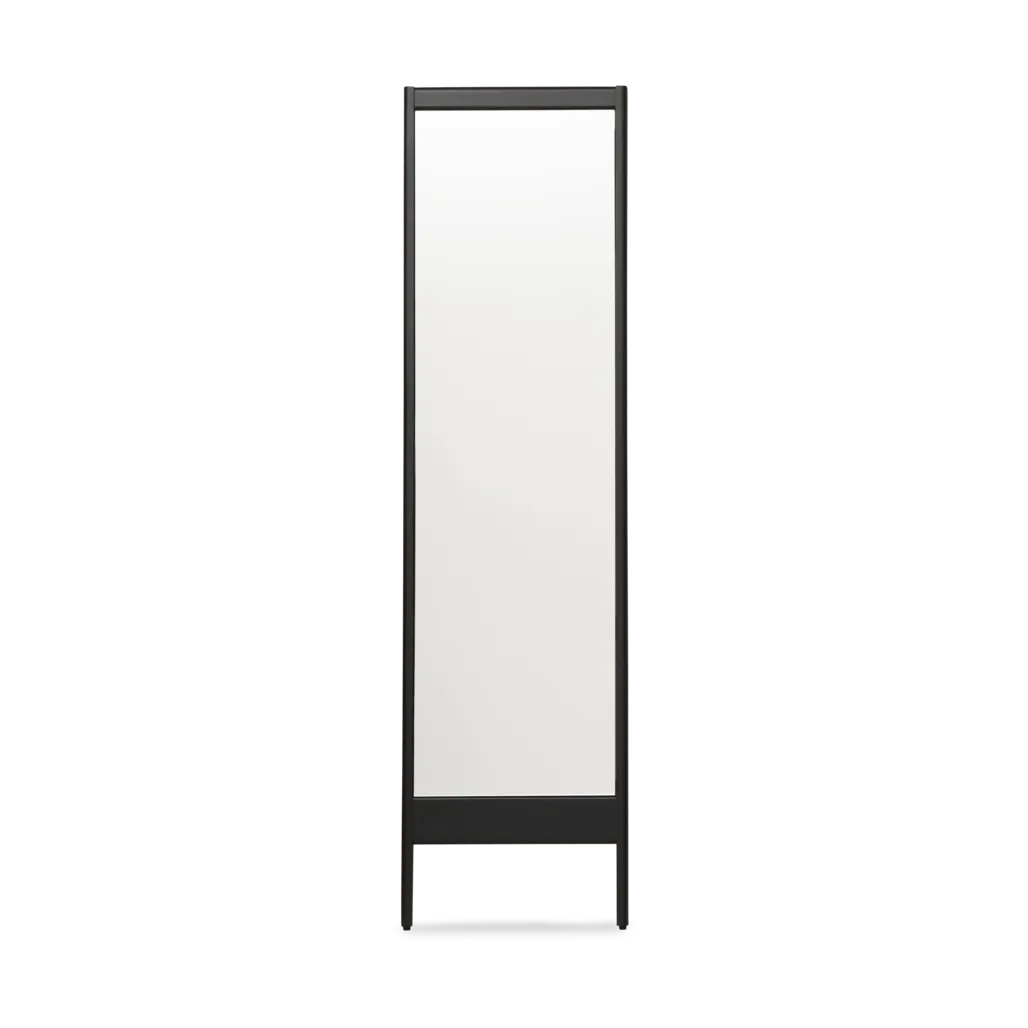 A Line Wandspiegel, Schwarz Form & Refine