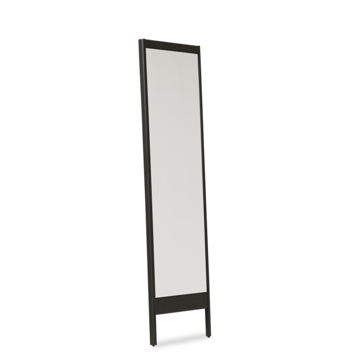A Line Wandspiegel, Schwarz Form & Refine
