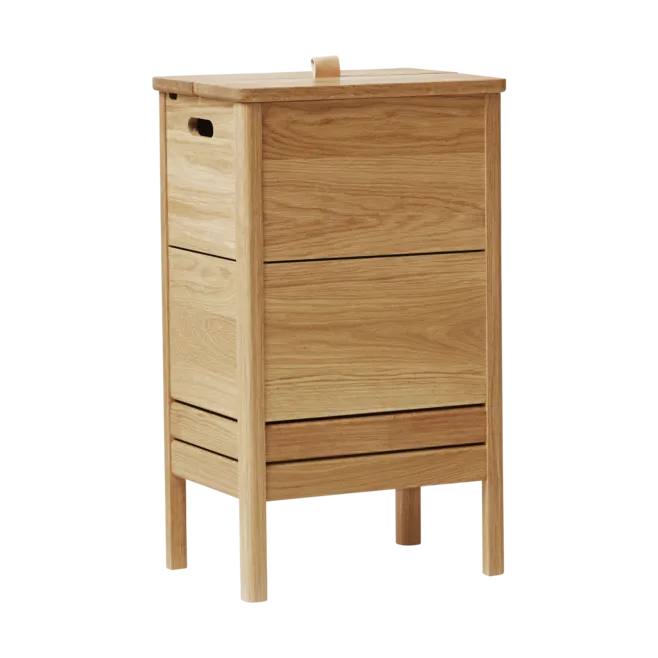 A Line Wäschekorb, Eiche Form & Refine