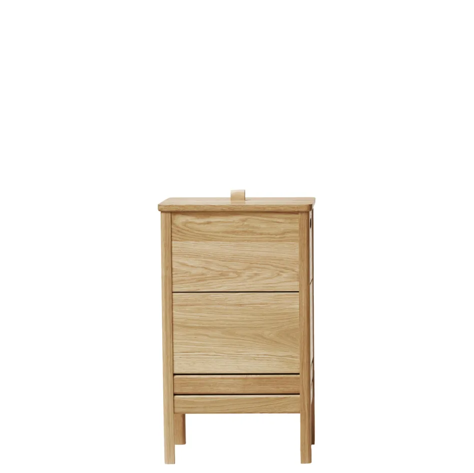 A Line Wäschekorb, Eiche Form & Refine