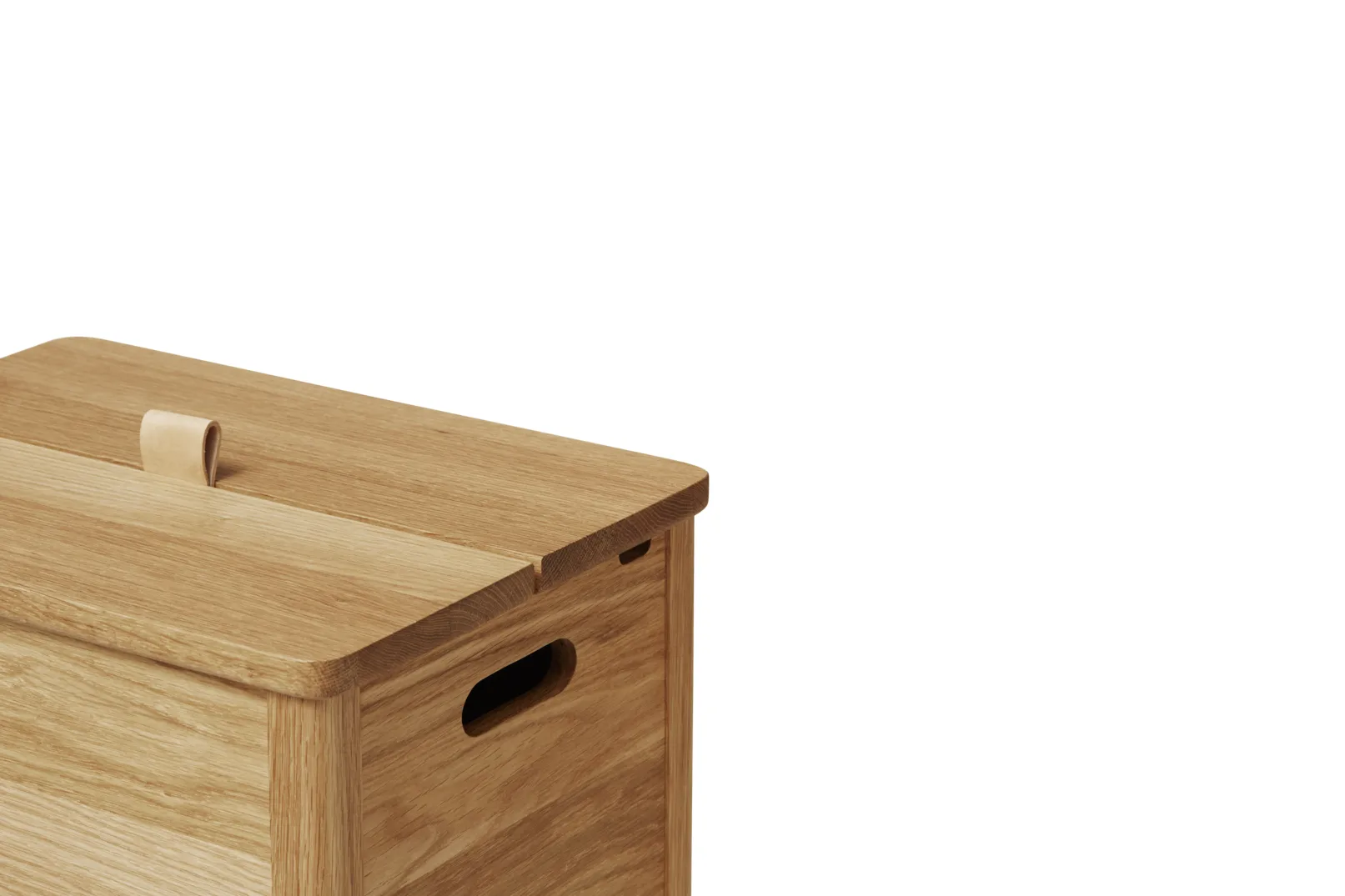 A Line Wäschekorb, Eiche Form & Refine