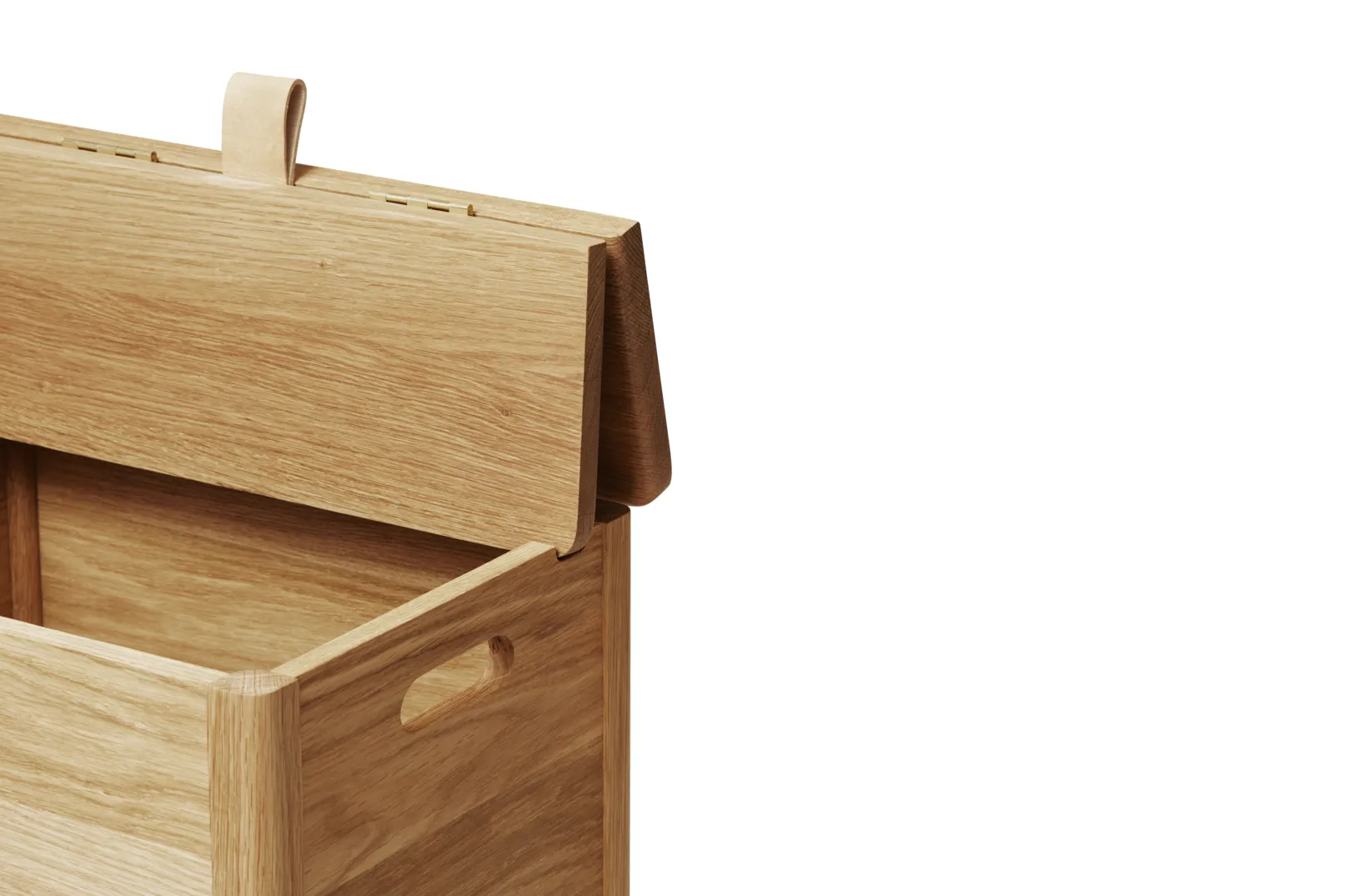 A Line Wäschekorb, Eiche Form & Refine