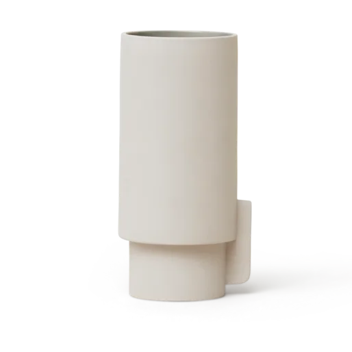 Alcoa Vase L, Light grey Form & Refine