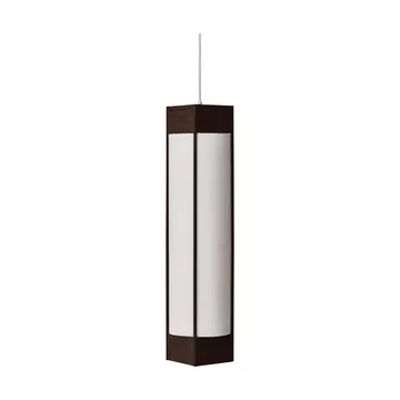 Andon Pendelleuchte - Dunkelbraune Esche, long - Form & Refine