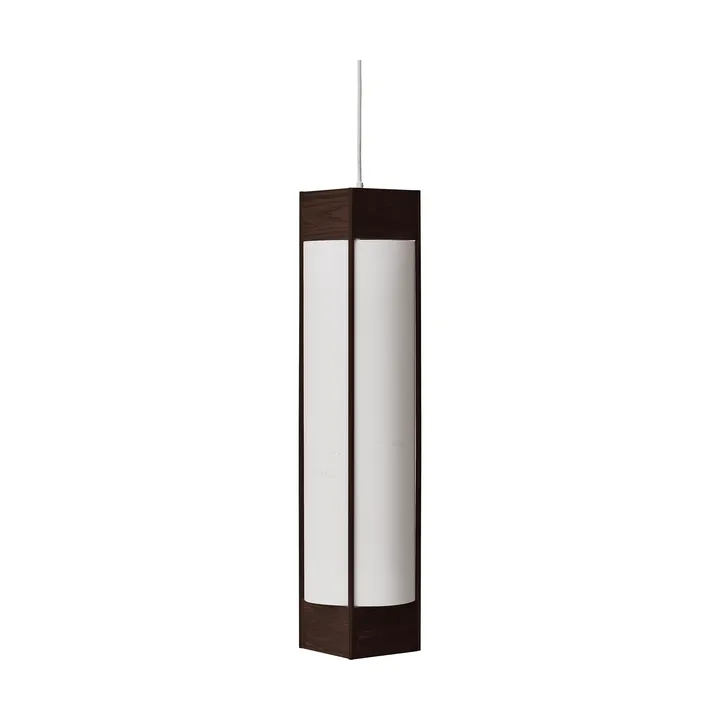 Andon Pendelleuchte - Dunkelbraune Esche, long - Form & Refine