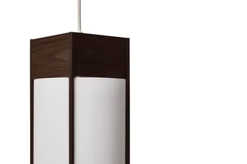 Andon Pendelleuchte - Dunkelbraune Esche, long - Form & Refine