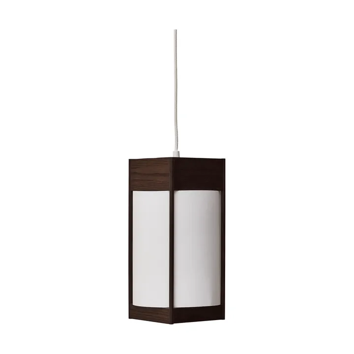 Andon Pendelleuchte - Dunkelbraune Esche, Medium - Form & Refine