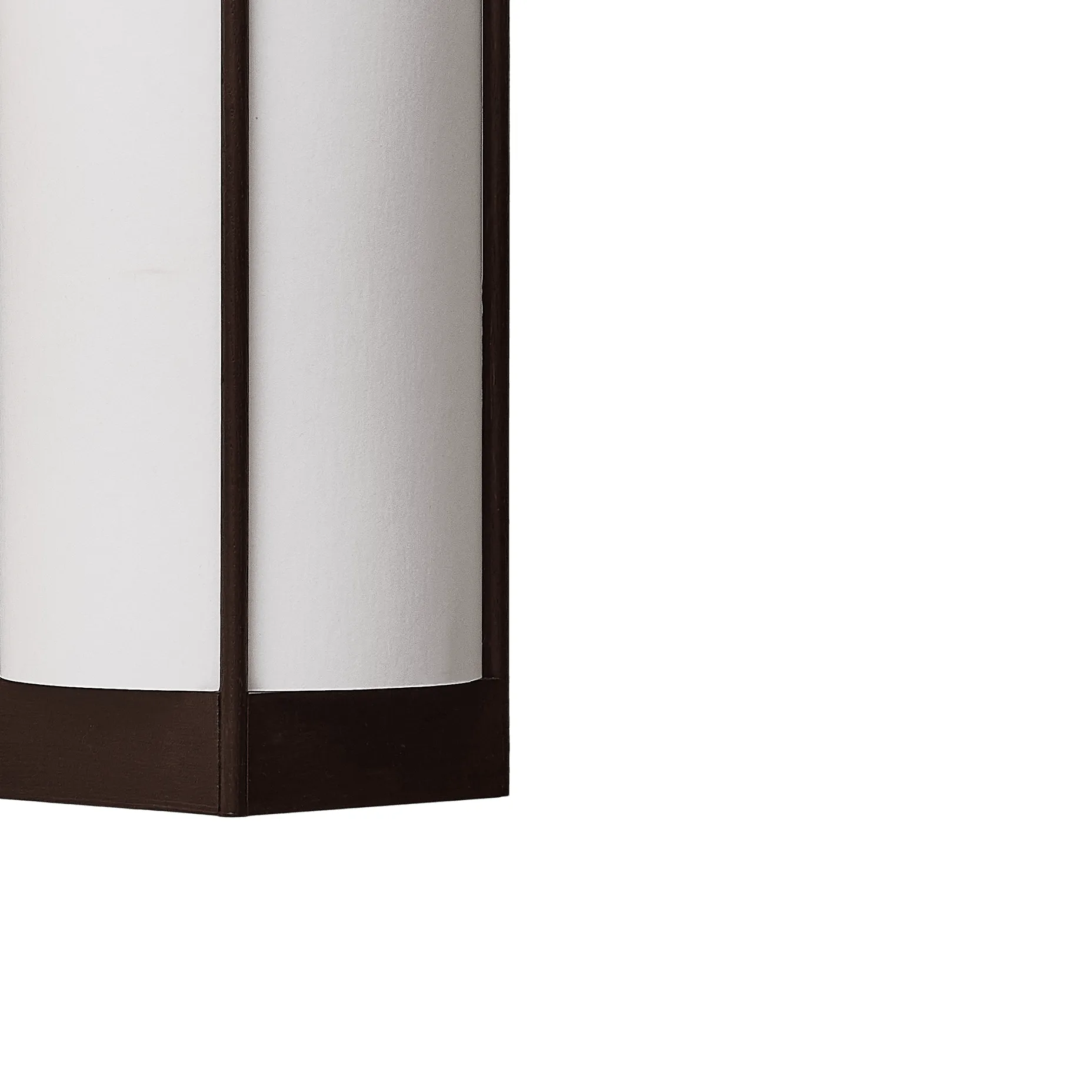 Andon Pendelleuchte, Dunkelbraune Esche, small Form & Refine
