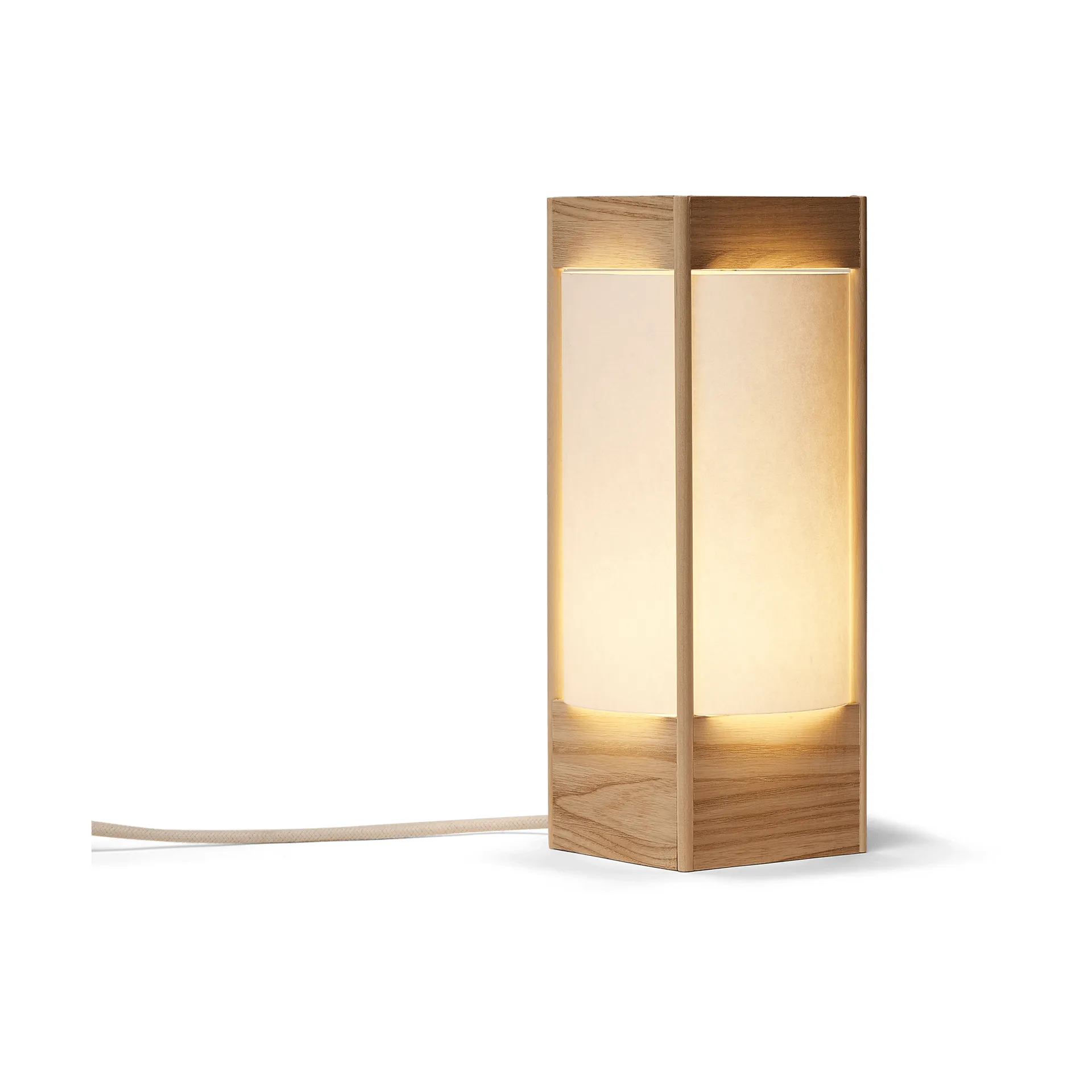 Andon Tischlampe, Esche, 32 cm Form & Refine
