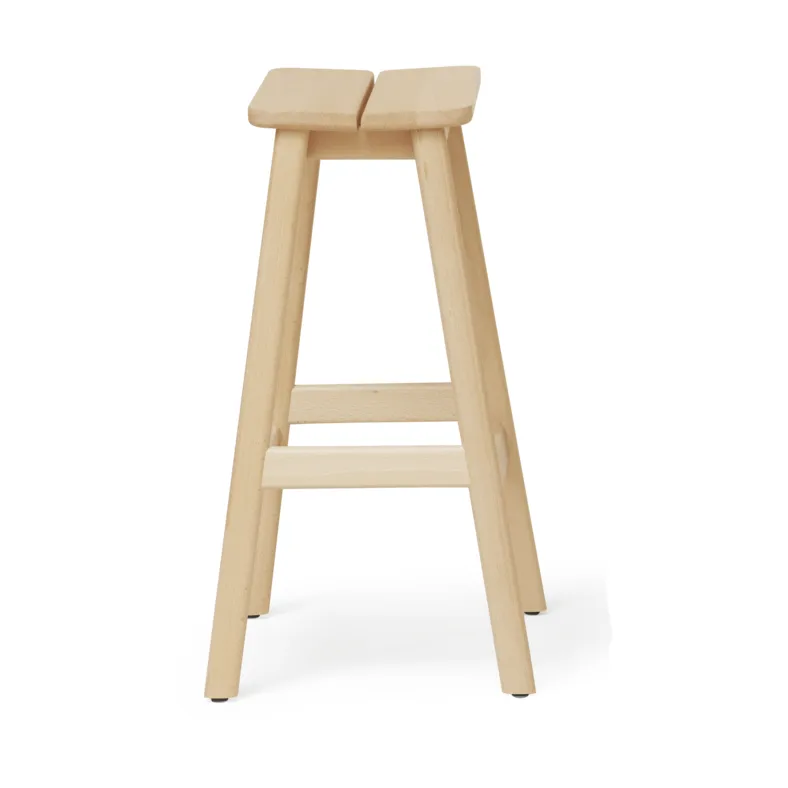 Angle Standard Barhocker 65 cm, Buche Form & Refine
