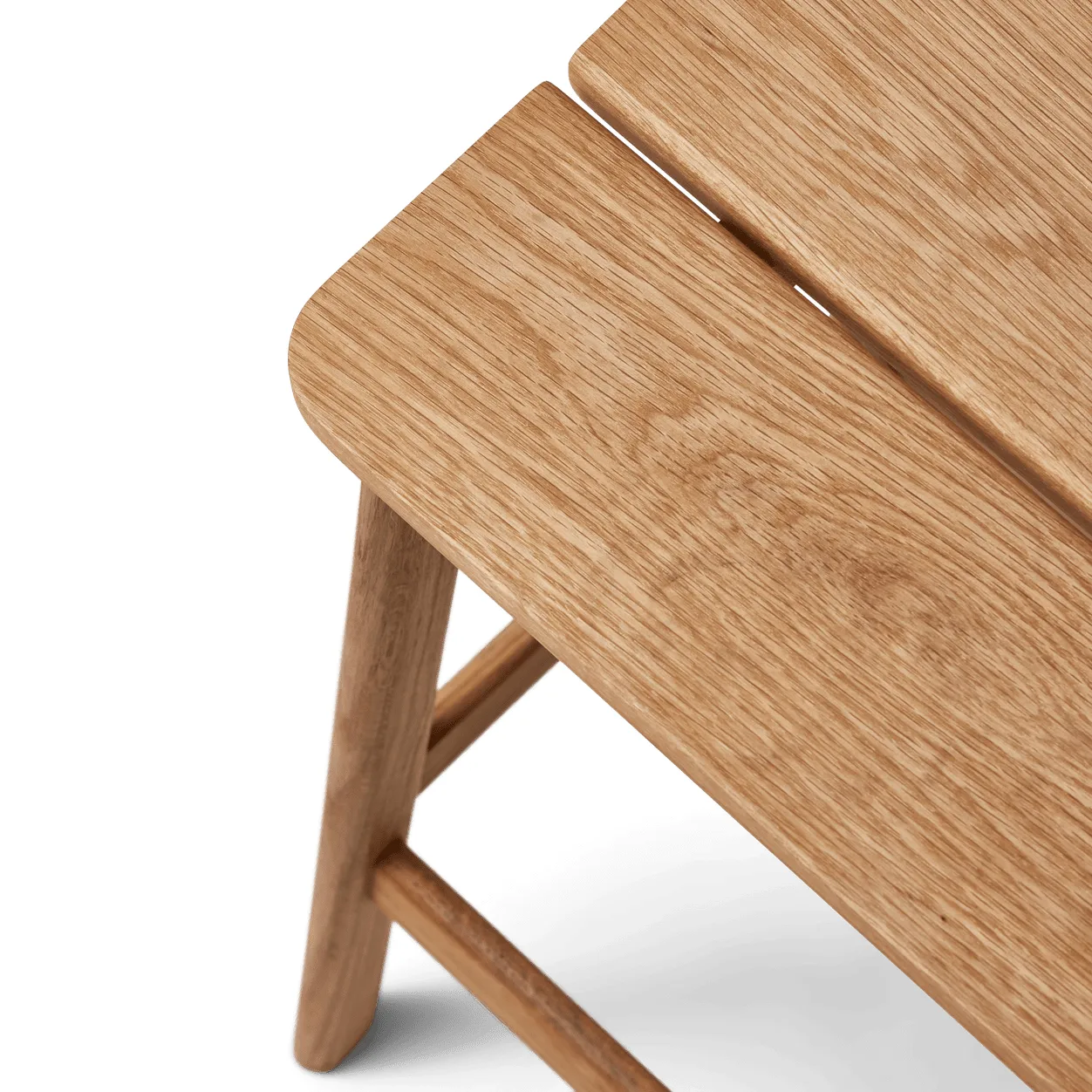 Angle Standard Barhocker 65 cm, Eiche Form & Refine