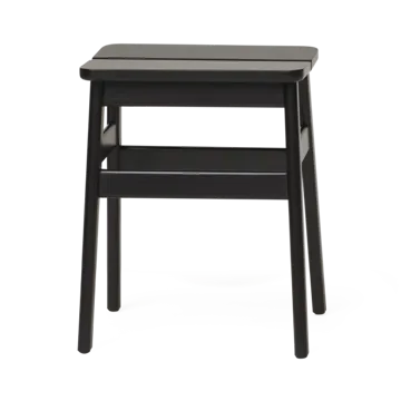 Angle Standard runder Hocker 45 cm - Black, Ø32x46 cm - Form & Refine