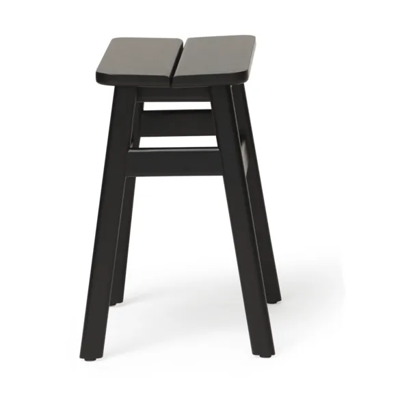 Angle Standard runder Hocker 45 cm, Black, Ø32x46 cm Form & Refine