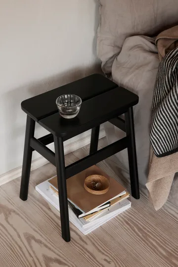 Angle Standard runder Hocker 45 cm - Black, Ø32x46 cm - Form & Refine