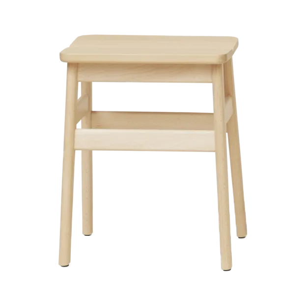Angle Standard runder Hocker 45 cm, Buche, Ø32x46 cm Form & Refine