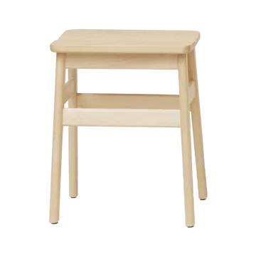 Angle Standard runder Hocker 45 cm - Buche, Ø32x46 cm - Form & Refine