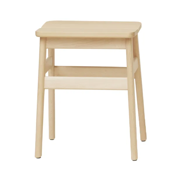 Angle Standard runder Hocker 45 cm - Buche, Ø32x46 cm - Form & Refine